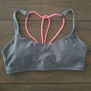 Lululemon Gray and Pink Bra 6